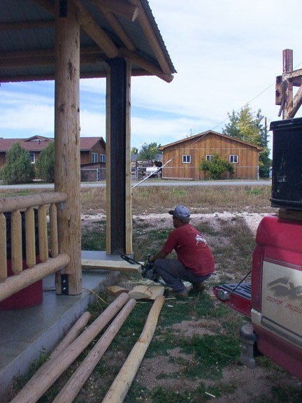 Decorative Pole Wraps and Rails